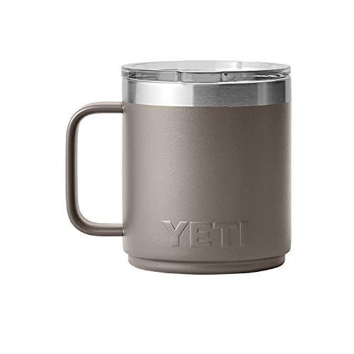 YETI Rambler 10 oz Stackable Mug, Vacuum Insulated, Stainless Steel with MagSlider Lid, Stainless