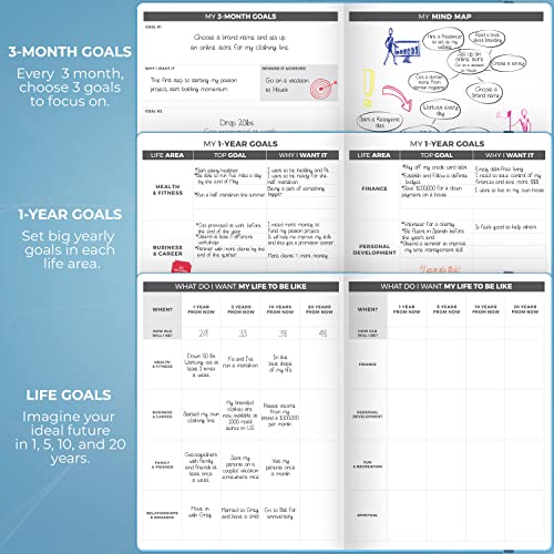 Clever Fox Planner PRO – Weekly & Monthly Life Planner to Increase Productivity, Time Management and Hit Your Goals, 8.5x11″ (Black)
