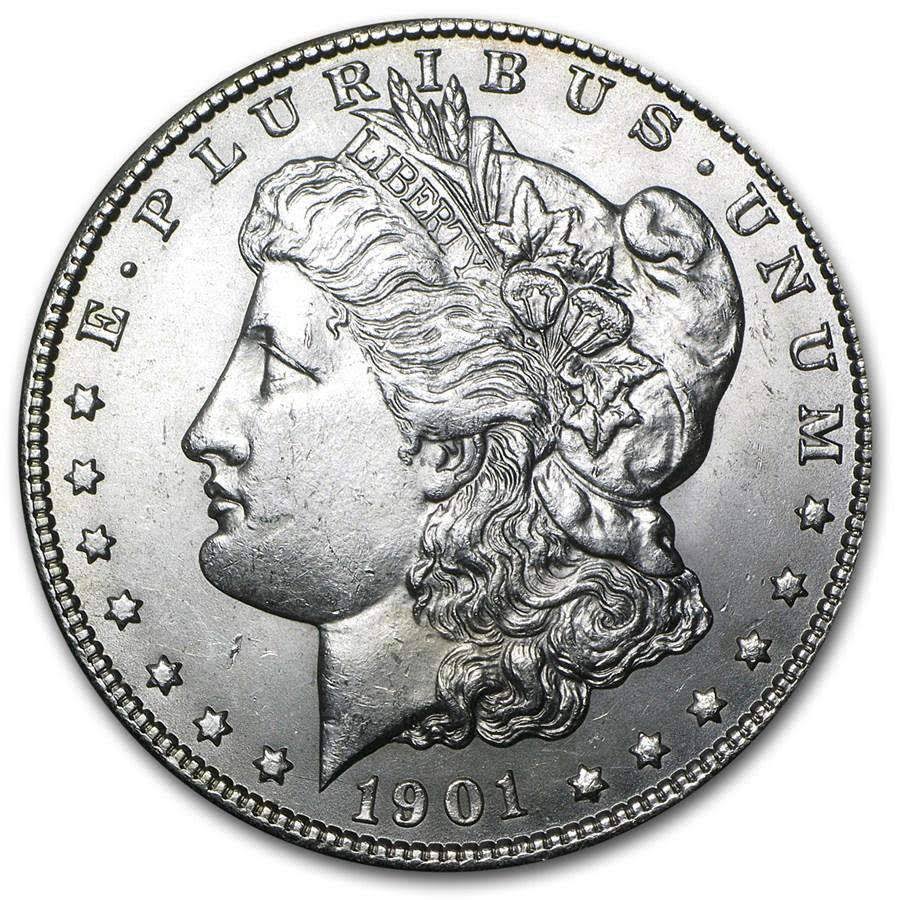 1901-O Morgan Dollar BU by American Heritage Bullion