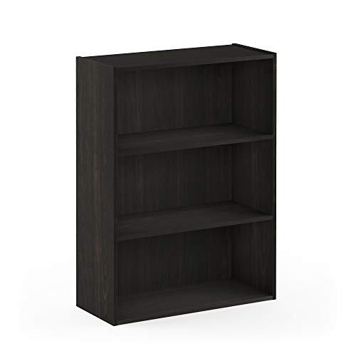 Furinno Pasir 3-Tier Open Shelf Bookcase, Americano