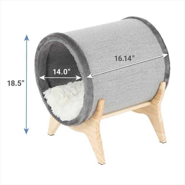 Frisco Modern Elevated Tunnel Cat Bed - Pet Supplies online store