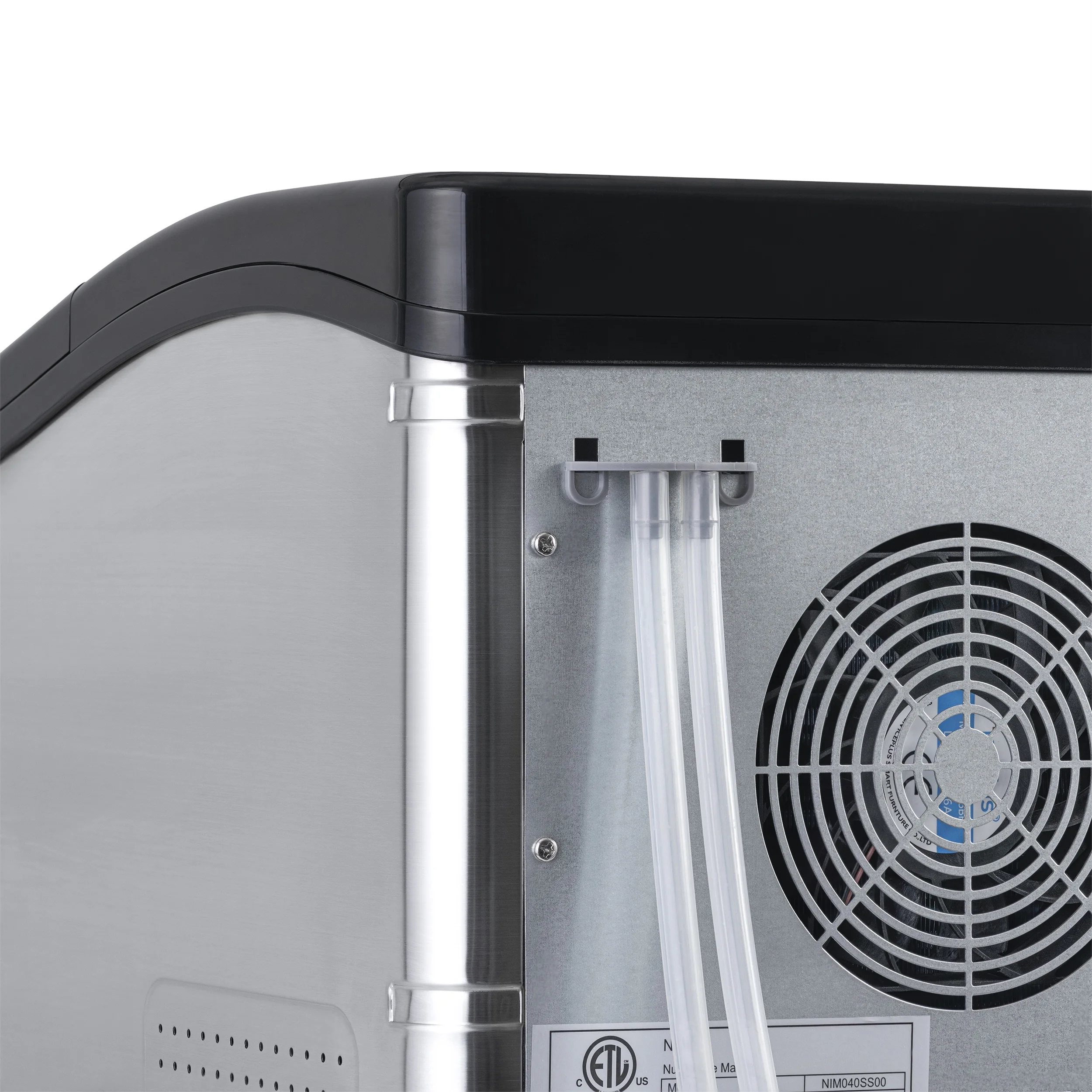 Newair 40 lb. Countertop Nugget Ice Maker in Stainless Steel - NIM040SS00