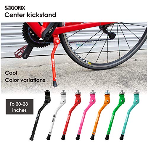 GORIX Bike Kickstand Side Road Mountain Bicycle Adjustable Portable(GX-KC22AAJ-Z(Global Edition))