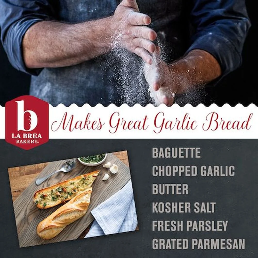 Labrea Bakery French Take and Bake Baguette Bread - Twin Pack, 12 Ounce -- 10 per Case.