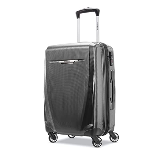 Samsonite Winfield 3 DLX Hardside Expandable Luggage with Spinners, Silver, Carry-On 20-Inch