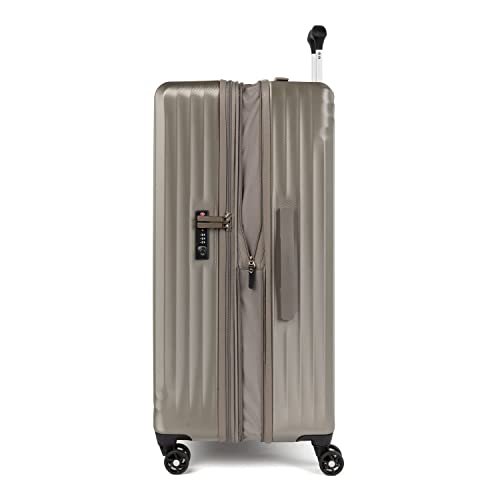 Travelpro Maxlite Air Hardside Expandable Carry on Luggage, 8 Spinner Wheels, Lightweight Hard Shell Polycarbonate Suitcase, Shadow Grey, Carry On 21-Inch