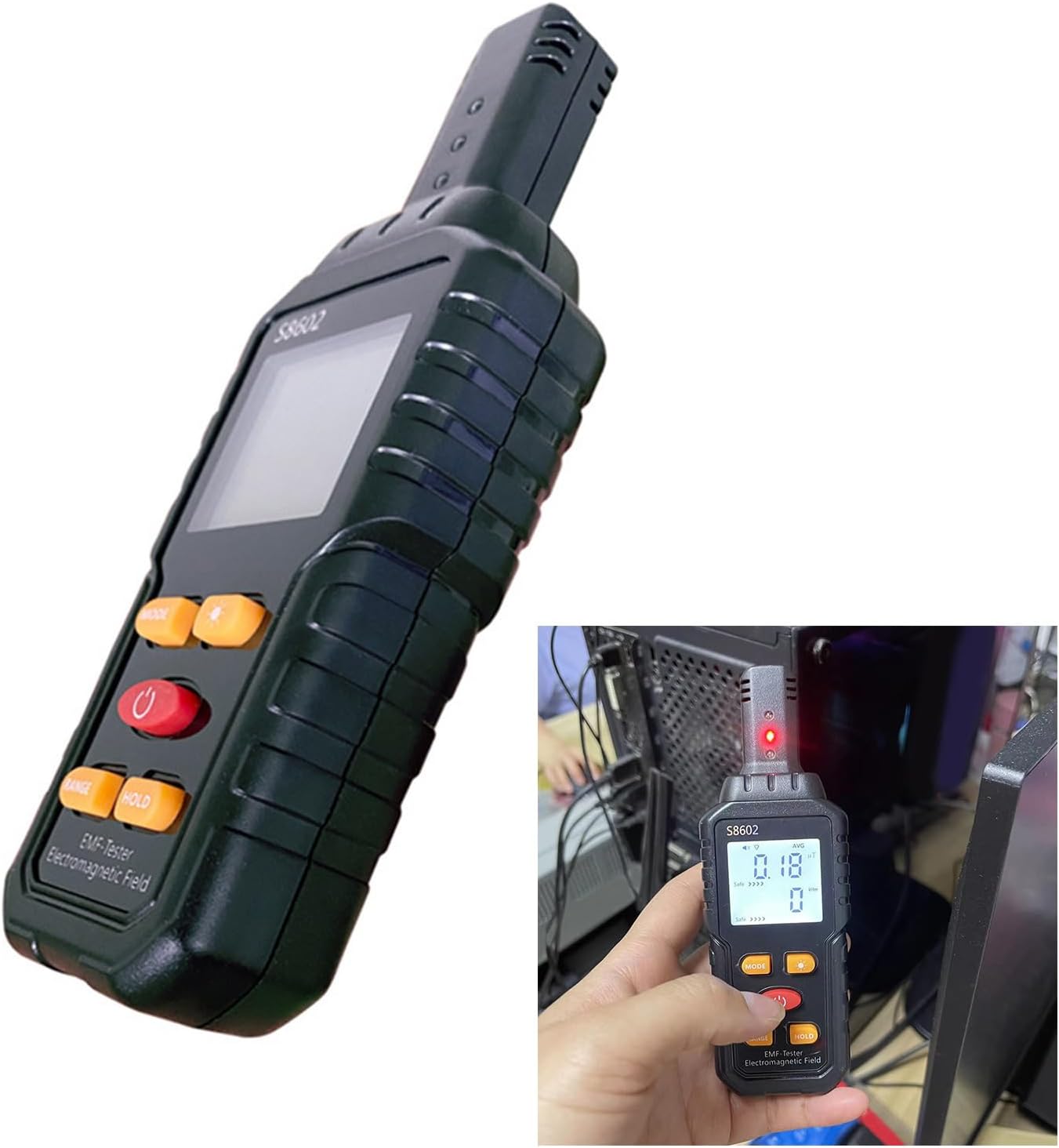 Geigers Counter Nuclear Radiation Detector Professional Accuracy Radioactive Detector Data Tester Marble Dosimeter Emf Meter Radiation Detector Electromagnetic Field Meter Nuclear Radiation
