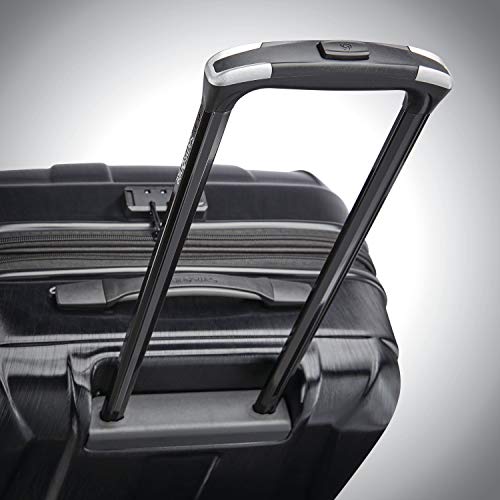 Samsonite Centric 2 Hardside Expandable Luggage with Spinner Wheels, Black, Carry-On 20-Inch