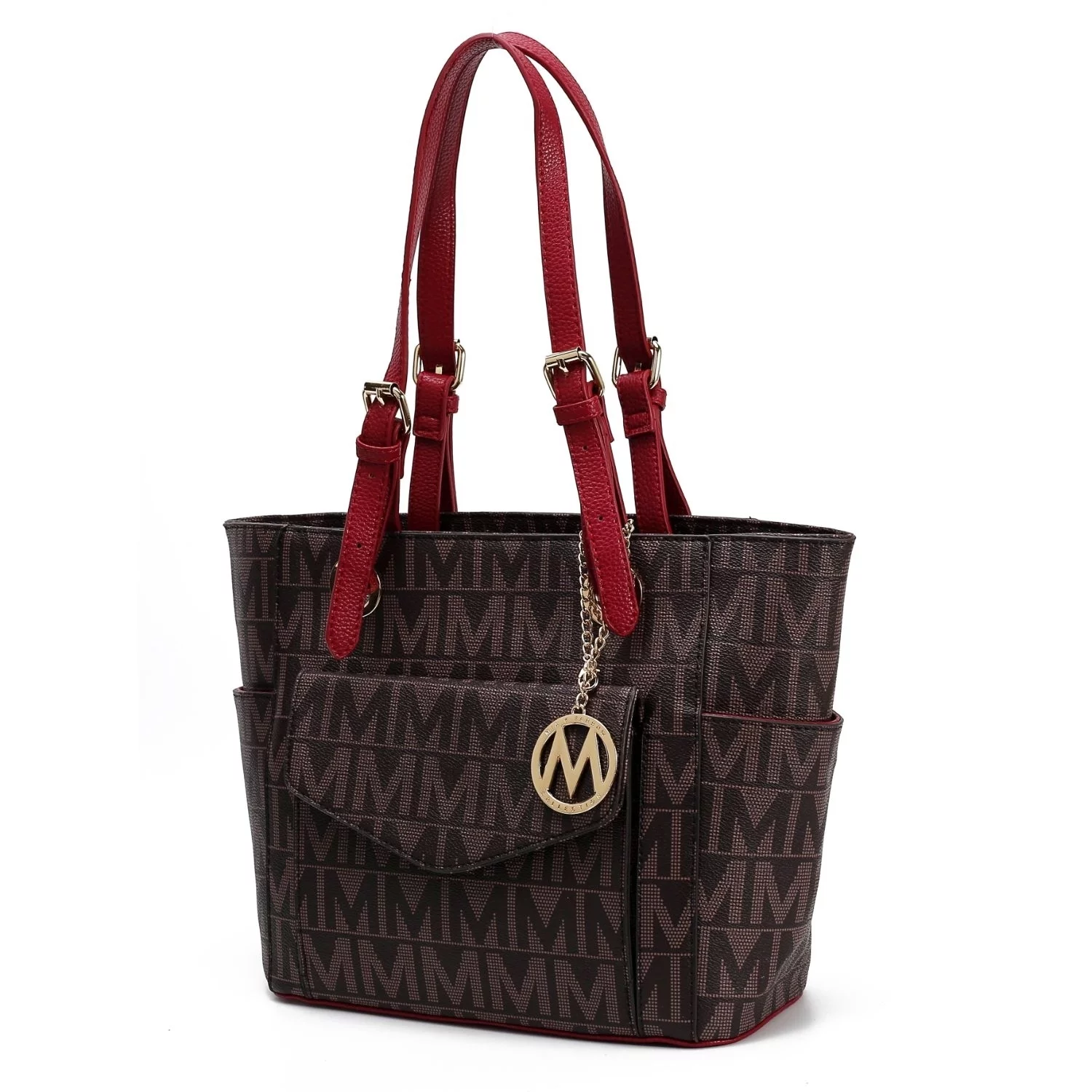 MKF Collection Griselda Women's Monogram Signature Tote Bag by Mia K. - Beige