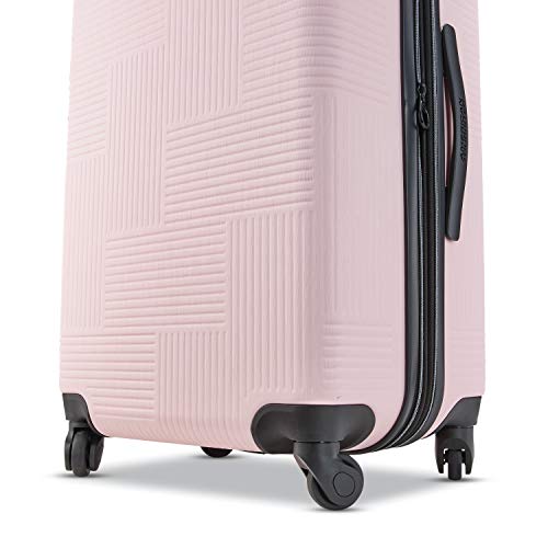 American Tourister Stratum XLT Expandable Hardside Luggage with Spinner Wheels, Jet Black, Carry-On 21-Inch