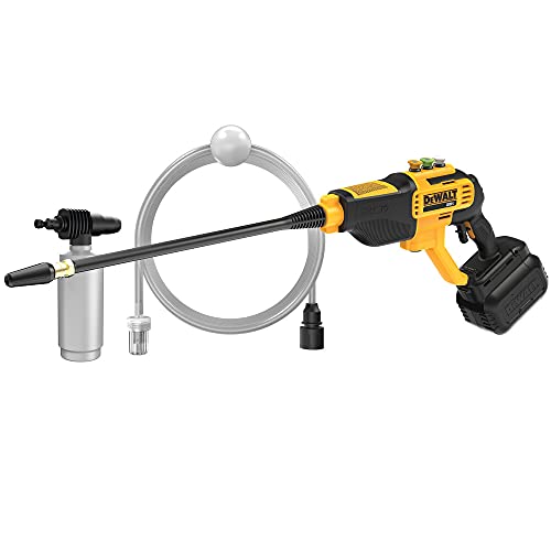 DEWALT Cordless Pressure Washer, Power Cleaner, 550-PSI, 1.0 GPM, Battery & Charger Included (DCPW550P1)