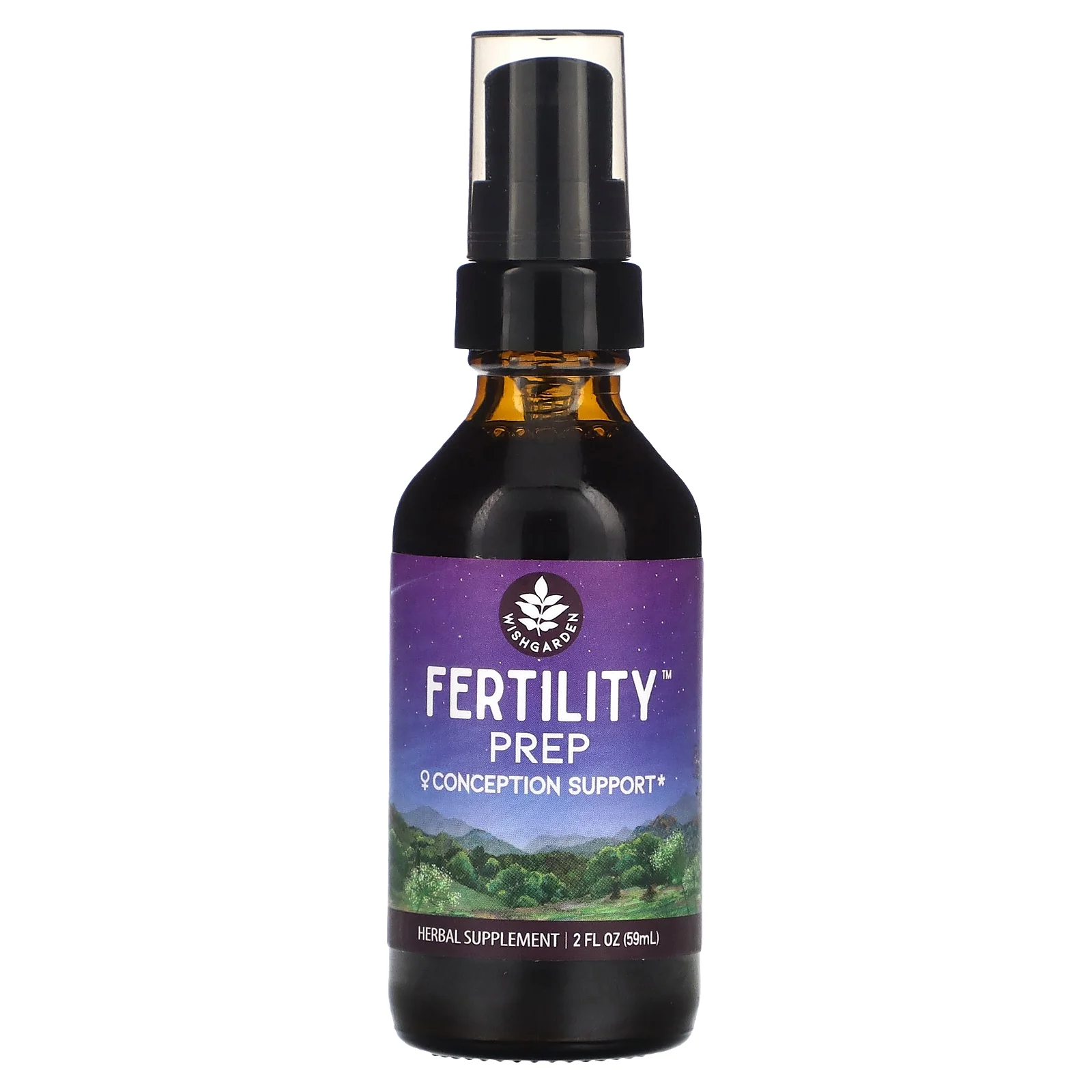 WishGarden Herbs Fertility Prep Conception Support , 2 fl oz (59 ml)