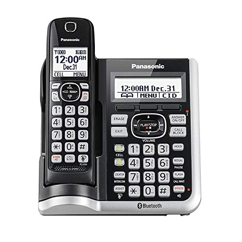 Panasonic KX-TGF570S Cordless Phone with Answering Machine - 1 Handset (Renewed)