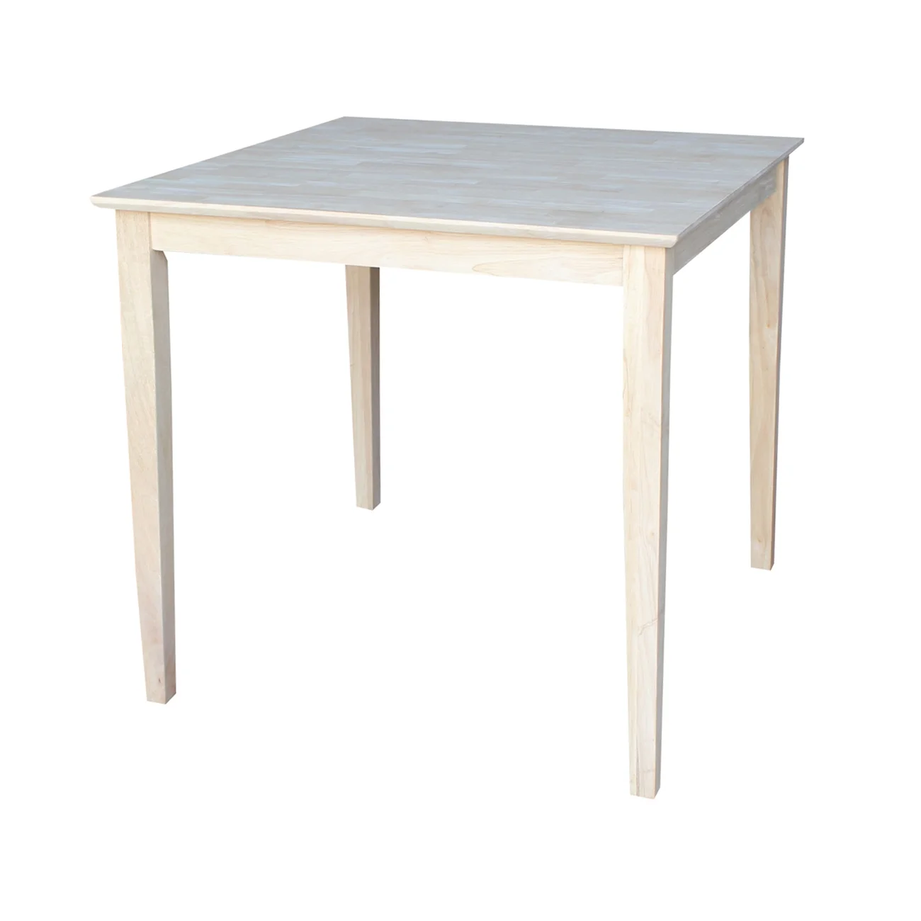 Solid Wood Top Table, Shaker Legs