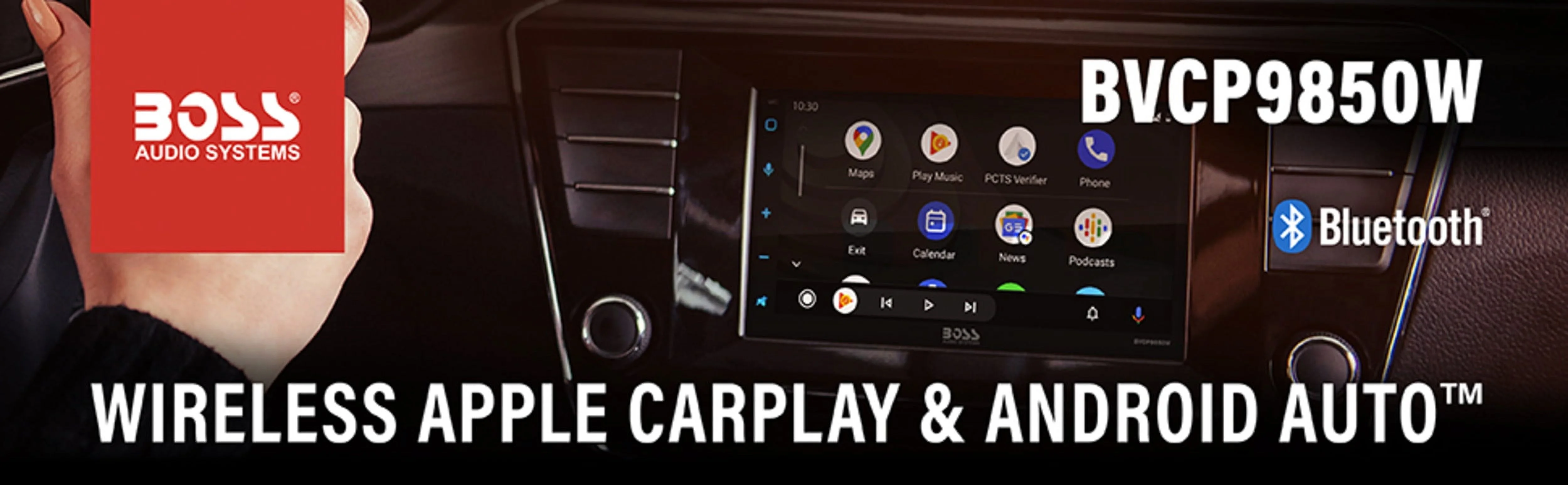 BOSS Audio Systems BVCP9850W Wireless Apple CarPlay Car Audio Stereo System