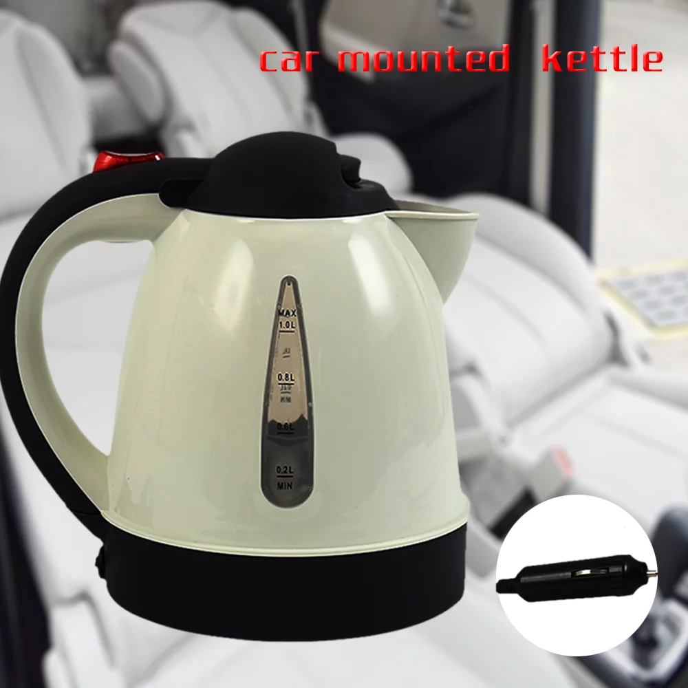 ODOMY Car Travel Kettle Socket Camping Tea Coffee Thermos Van Caravan Water Boiler