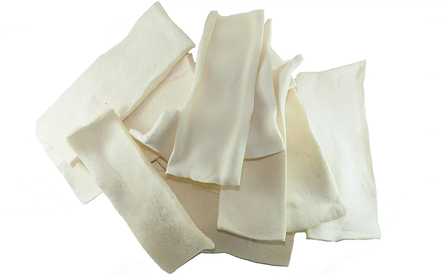 Rawhide Chips, Premium Raw hide Dog Chews (11 Pounds - Bulk) Tasty Long Lasting Beef Treats for Dogs, Improve Oral Health by 123 Treats