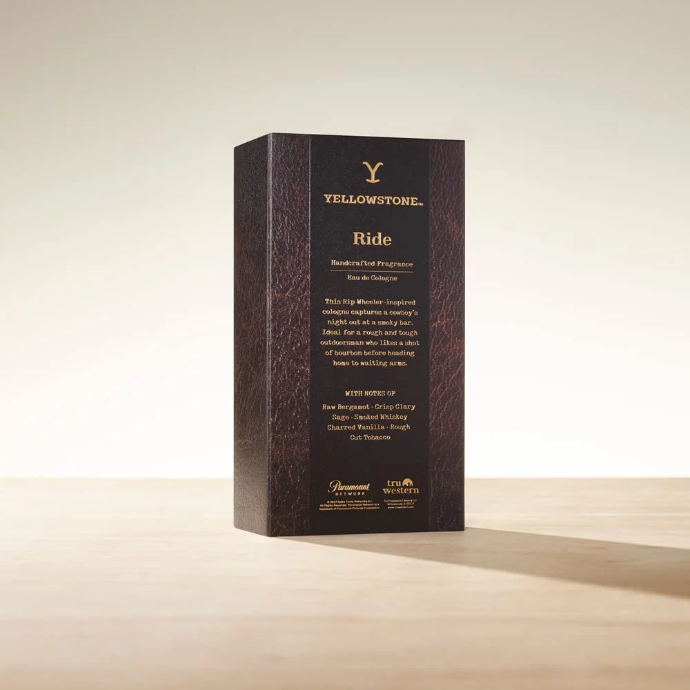 Yellowstone Ride Men's Cologne by Tru Western, 3.4 fl oz (100 ml) - Vibrant, Smokey, Rugged