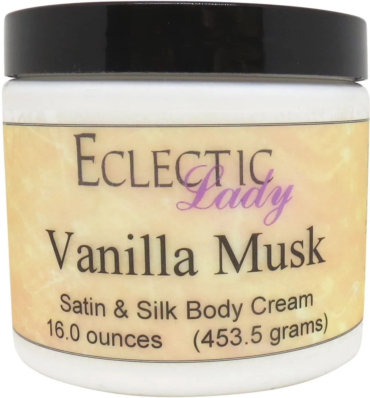 Vanilla Musk And Silk Cream, Body Cream, Body , 16 Oz - Shea Butter, Aloe, Silk Amino Acids, E, Phthalate-Free, Handcrafted In USA - Perfect For Women