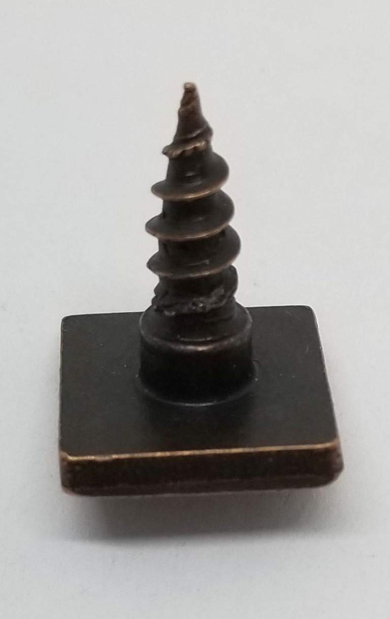 Mission Style Pyramid Head Screw Iron Steel Copper Decorative Antique Rustic Vintage Retro Designer