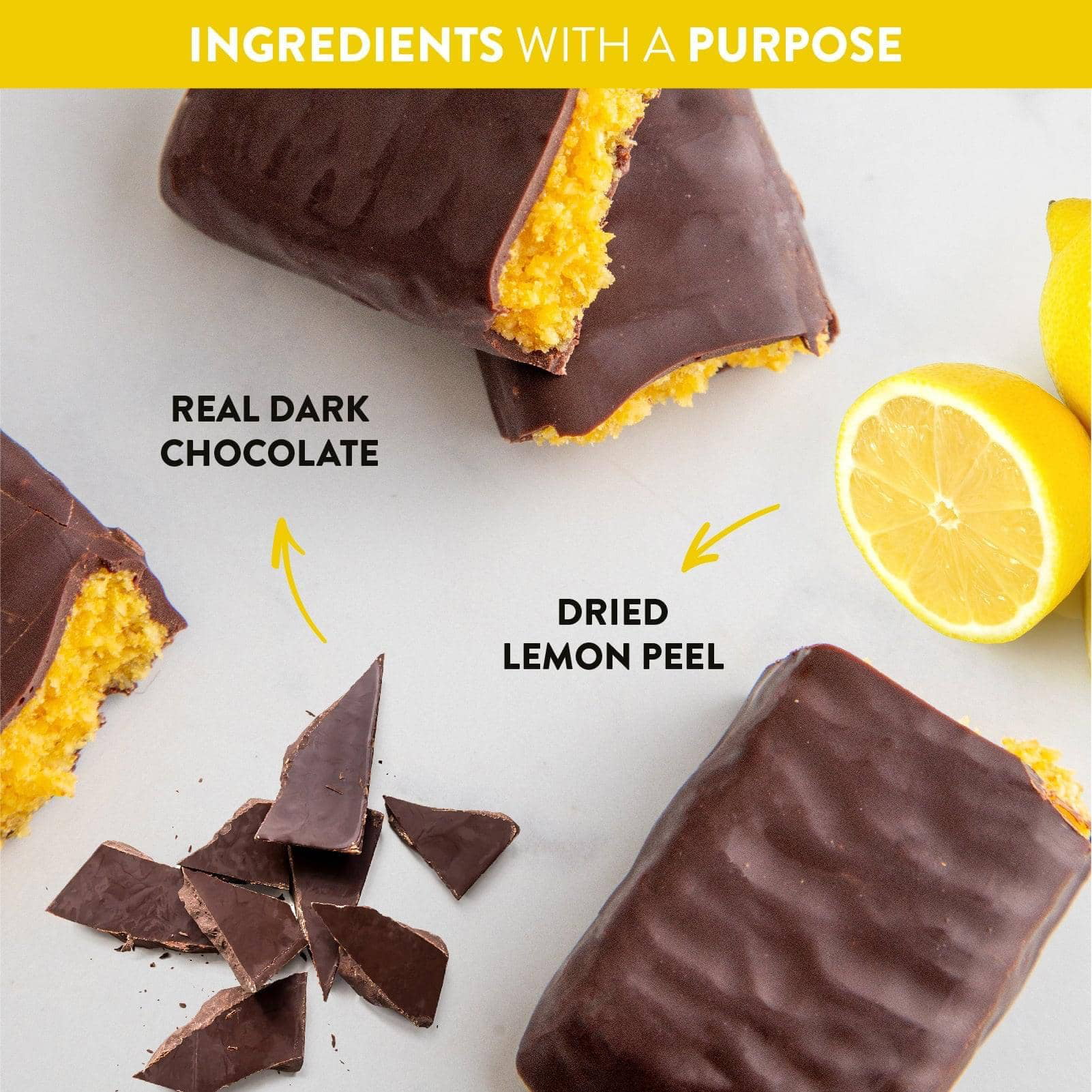 Dark Chocolate Lemon Coconut (12 Pack)