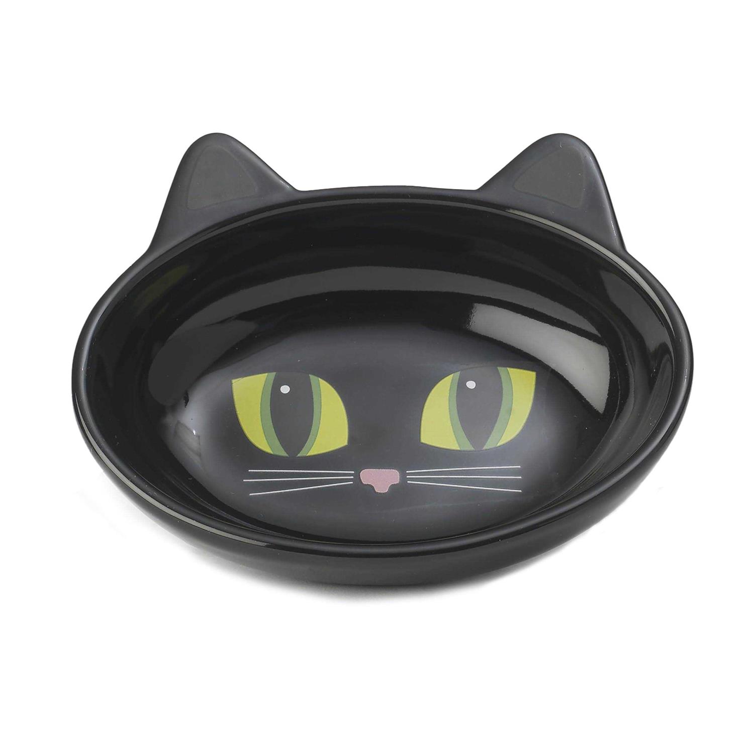 Petrageous Frisky Kitty Oval Saucer - Pet Supplies online store
