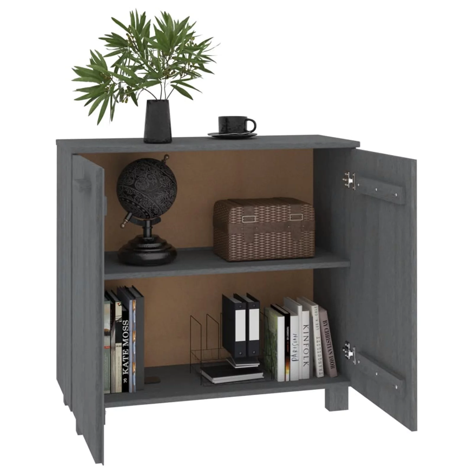 Festnight Sideboard Dark Gray 33.5