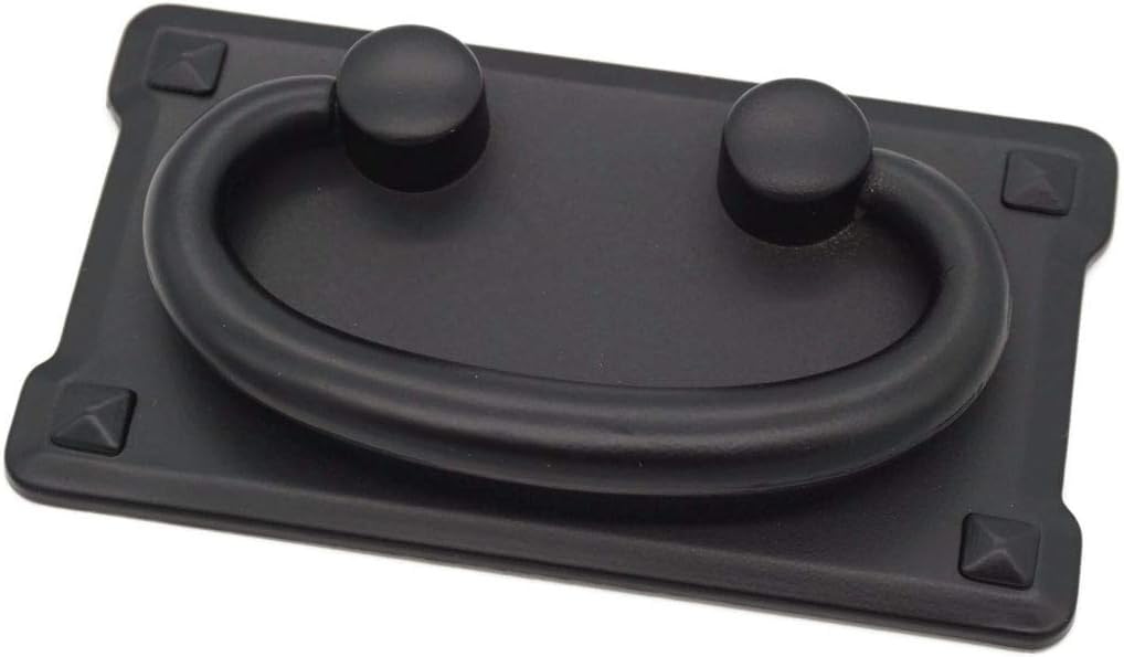 Mission Furniture Pull Mission Cabinet Hardware Arts and Crafts Cabinet Furniture Pulls Flat Black Finish Large