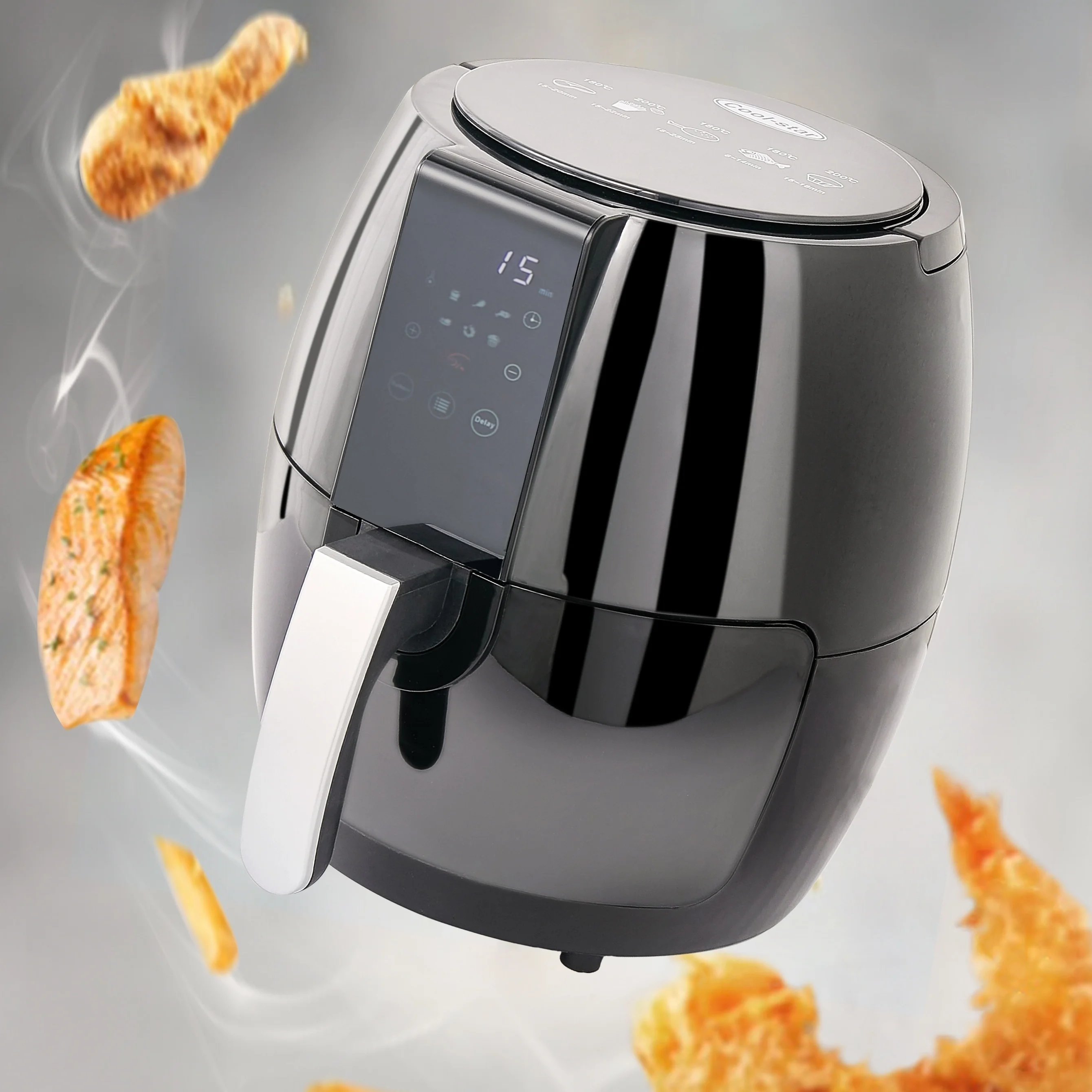 Cylindrical Household Air Fryer