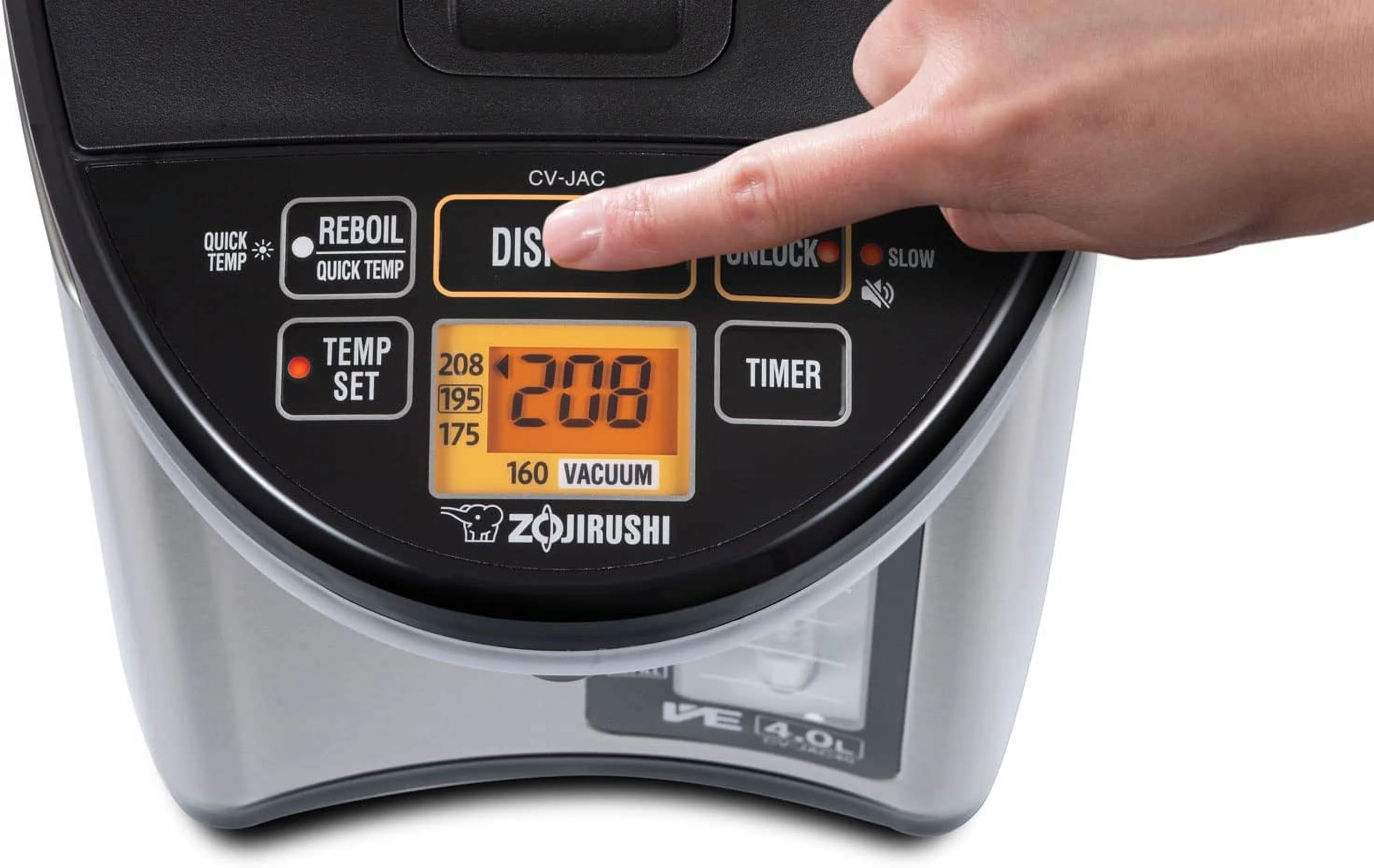 Zojirushi CV-JAC50XB  VE Hybrid Water Boiler & Warmer  5.0 Liter  Stainless Black  Made in Japan