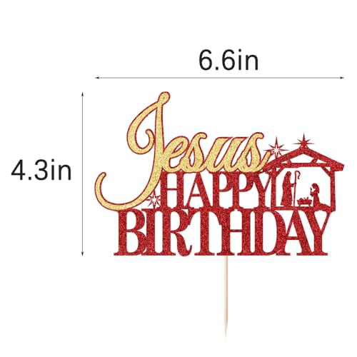 Merry Christmas Cake Toppers - For Celebrating Christmas Theme New Year Xmas Holiday Party Cake Decorations Supplies Golden Acrylic 10Pcs