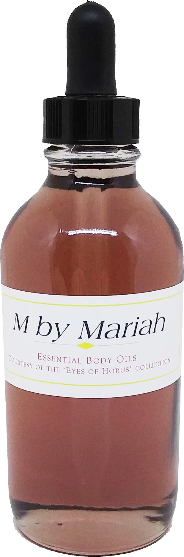 M by Mariah Carey - Type Scented Body Oil Fragrance [Glass Dropper Top - Clear Glass - 4 oz.]