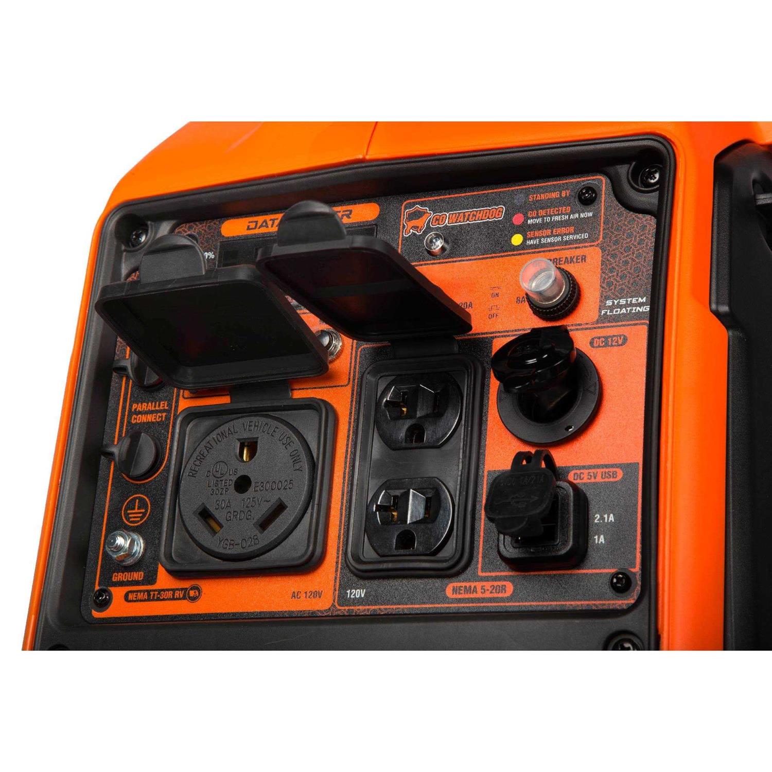 WEN 3600-Watt Portable Inverter Generator, RV-Ready, Quiet and Lightweight with Fuel Shut Off and CO Watchdog - Shop Hardware Tools Online Store