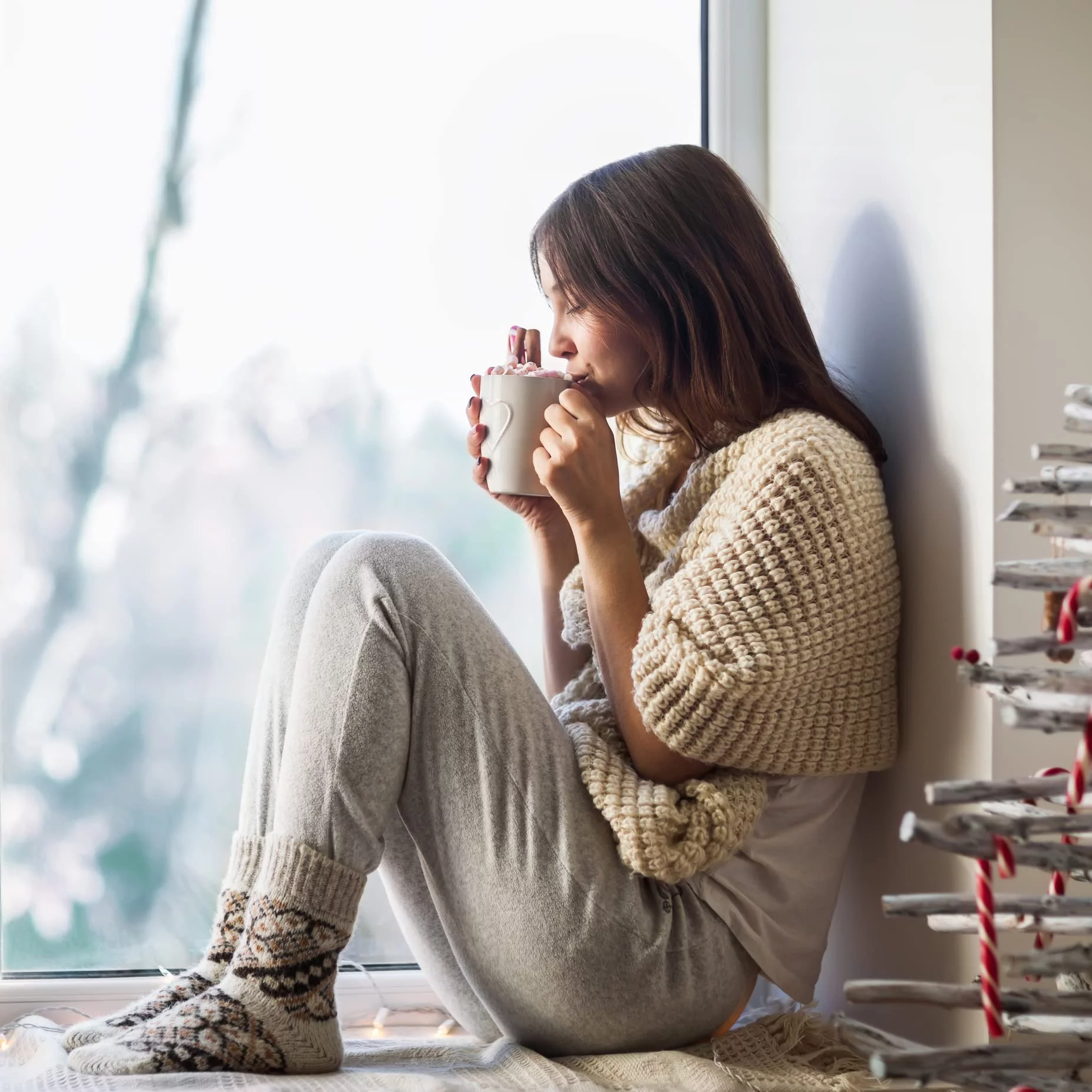 Double Donut Dairy Free Hot Chocolate Mix, Non Dairy Instant Vegan Hot Chocolate Packets, 30 Count