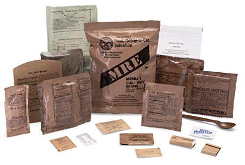 Sopakco 24ct US Military Surplus MRE Meals Ready to Eat 2021 Inspect A+B Case Bundle Menus 1-24