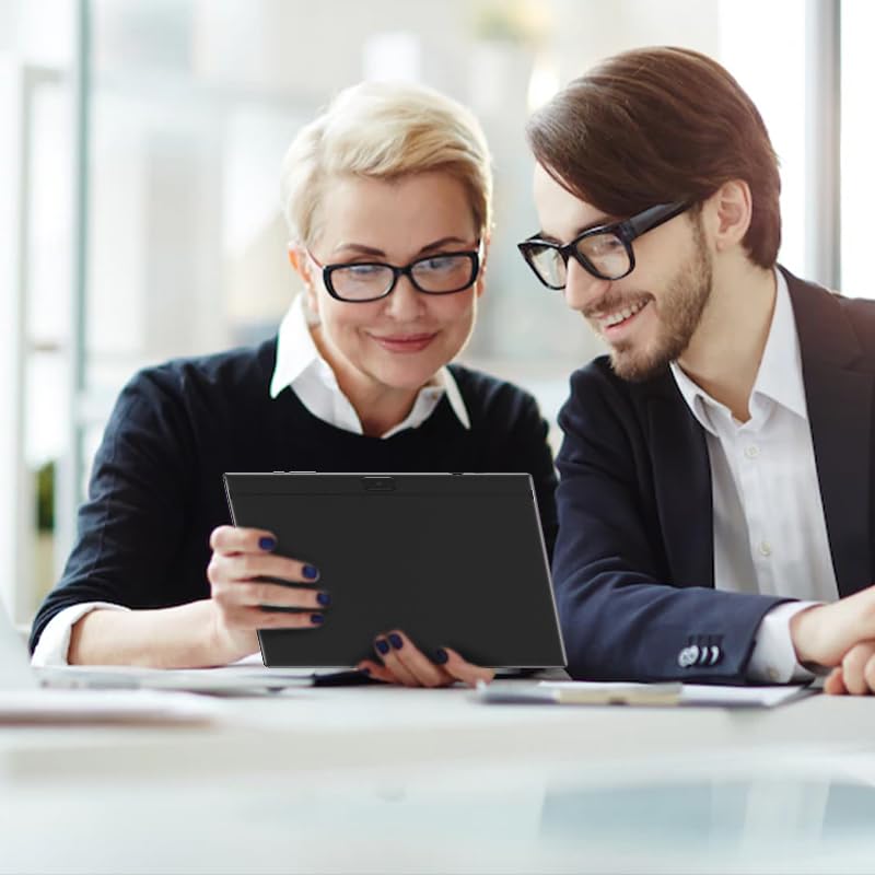 Tablet 2 in 1 Tablets 10 inch Android 14 Tablet Set with Keyboard Case Mouse Stylus Film, 8GB+64GB Tablets 10.1