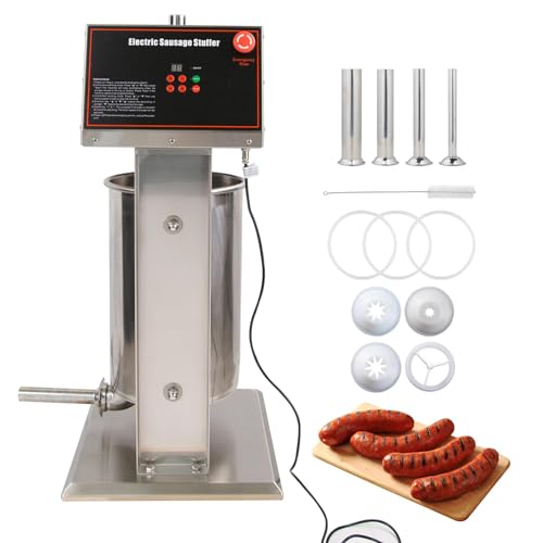 Electric Sausage Stuffer Machine - Hakka Sausage Stuffer, Precision Craftsmanship, Fast Electric Sausage Filling Machine, 20L/44LB