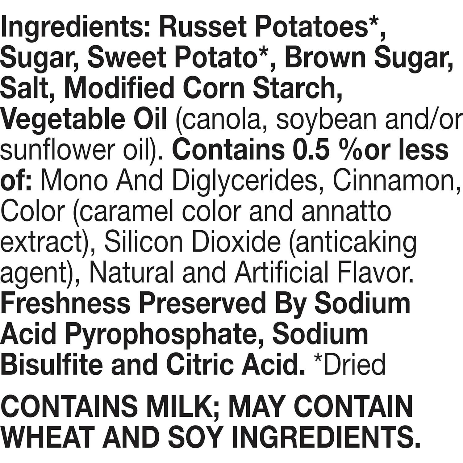 Betty Crocker Sweet Potato Mashed Potatoes, 4.5 oz. (Pack of 8)