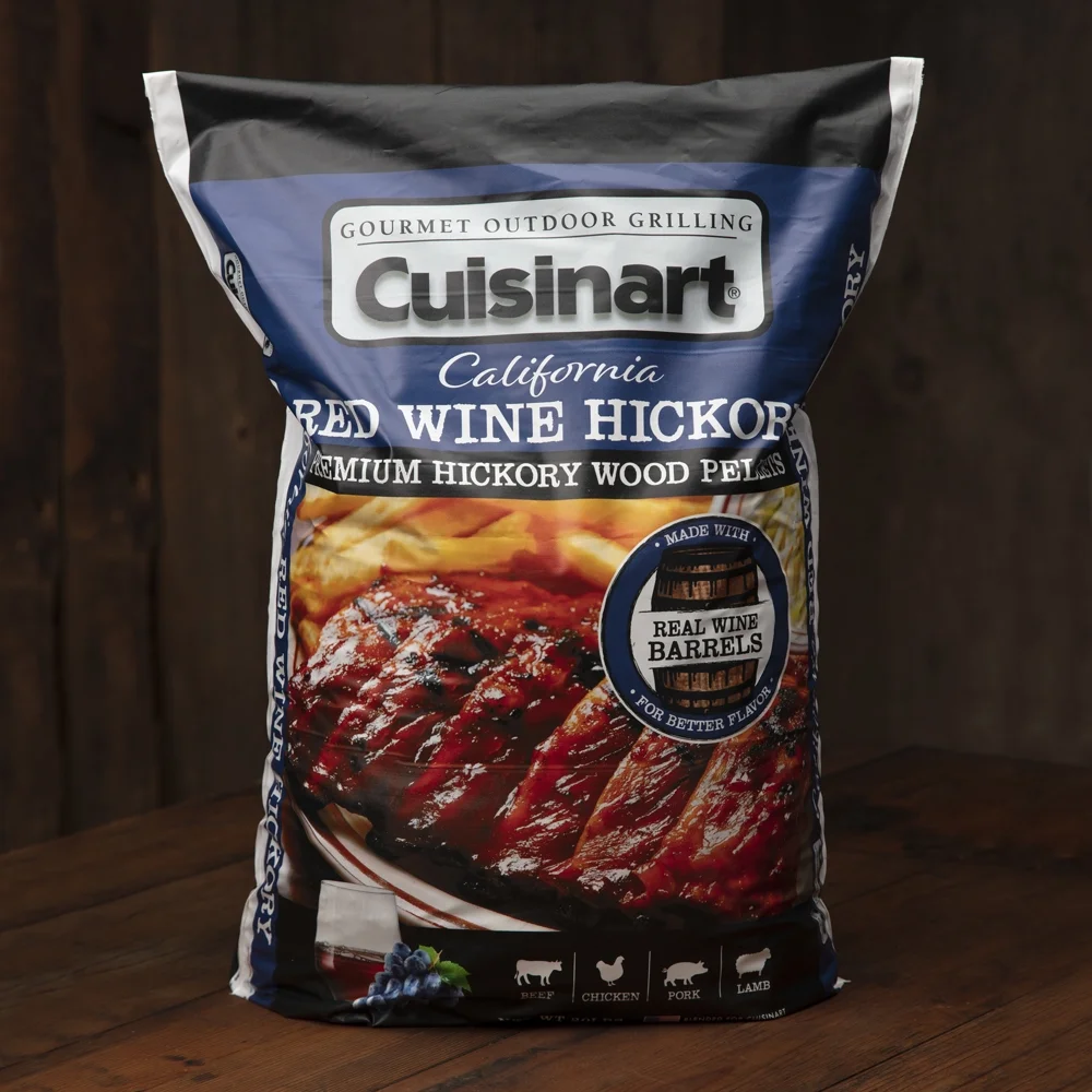 Cuisinart Premium California Red Wine Hickory BBQ Smoking Pellets - 20 lb Bag