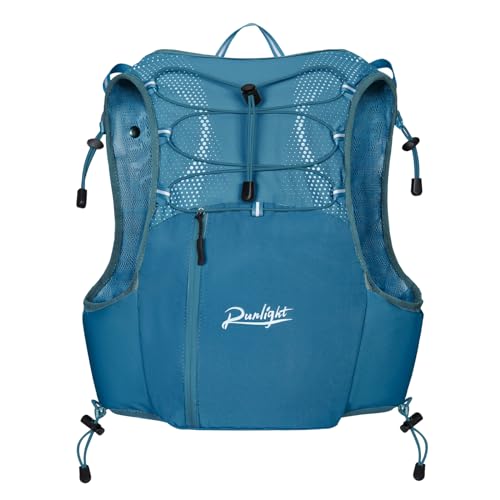 Running Hydration Vest Lightweight Hydration Backpack with 1.5L Water Bladder for Women Men Hiking Backpack Vest Pack for Cycling Race Marathon Camping