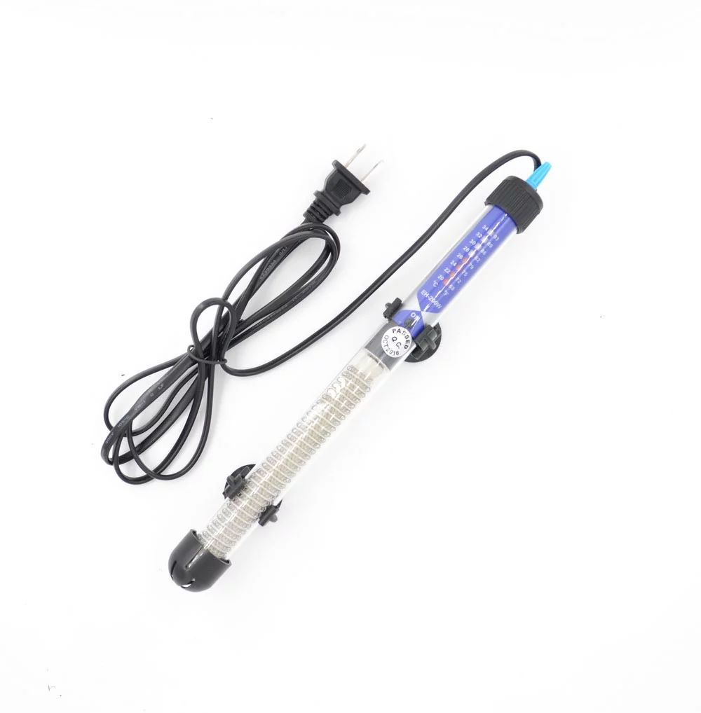 CNZ EH-200W 200W Aquarium Glass Submersible Heater, 2-Pack