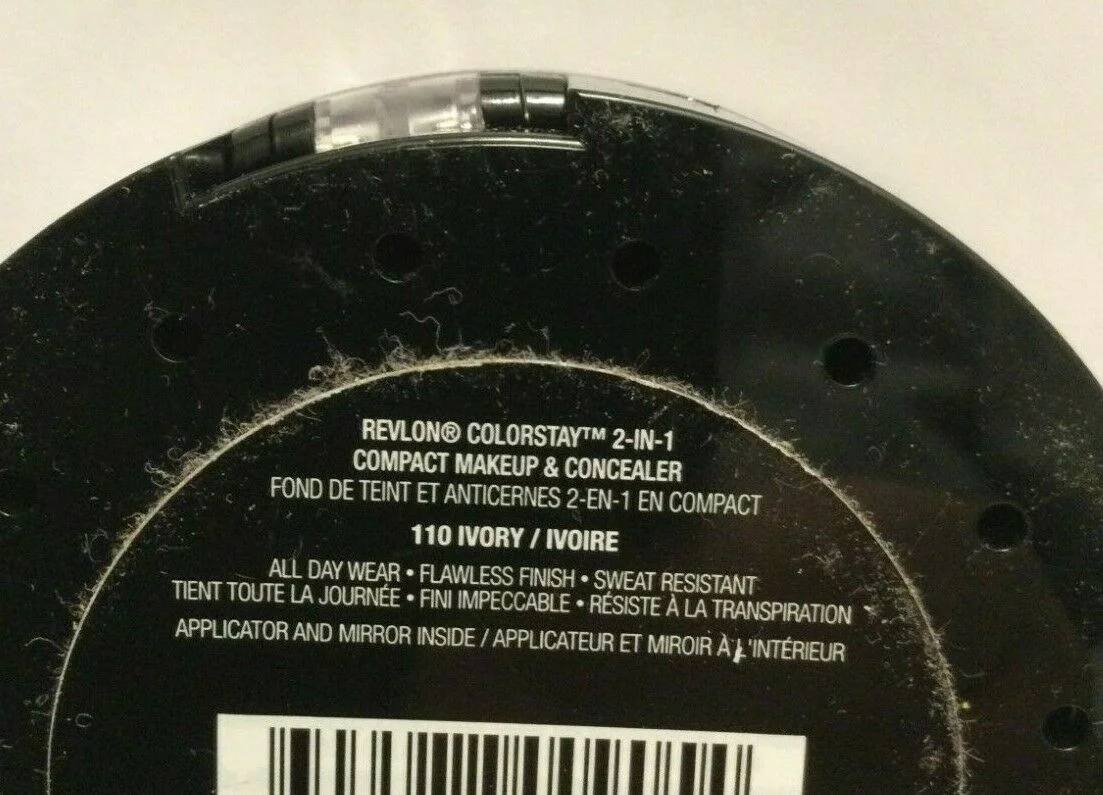 Revlon ColorStay 2-In-1 Compact Makeup & Concealer Full Size NEW. Shade: Ivory 110