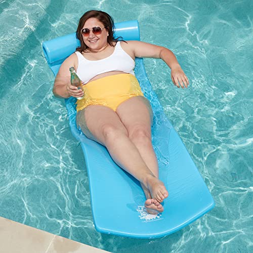 TRC Recreation Foam Swimming Pool Float, Floating Water Lounger, Splash 1.25”