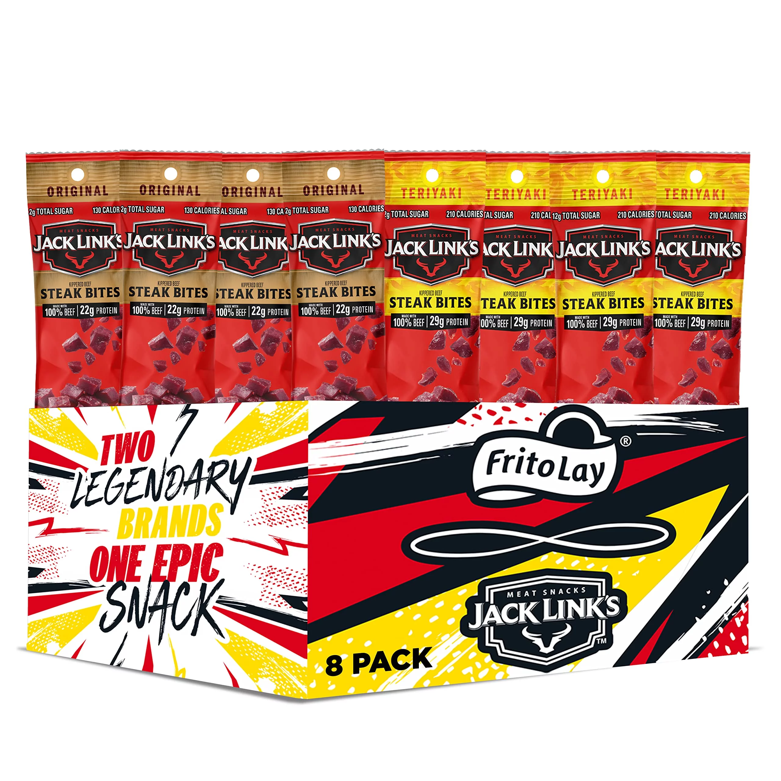 Jack Link,S Steak Bites Variety Pack (8 Count)