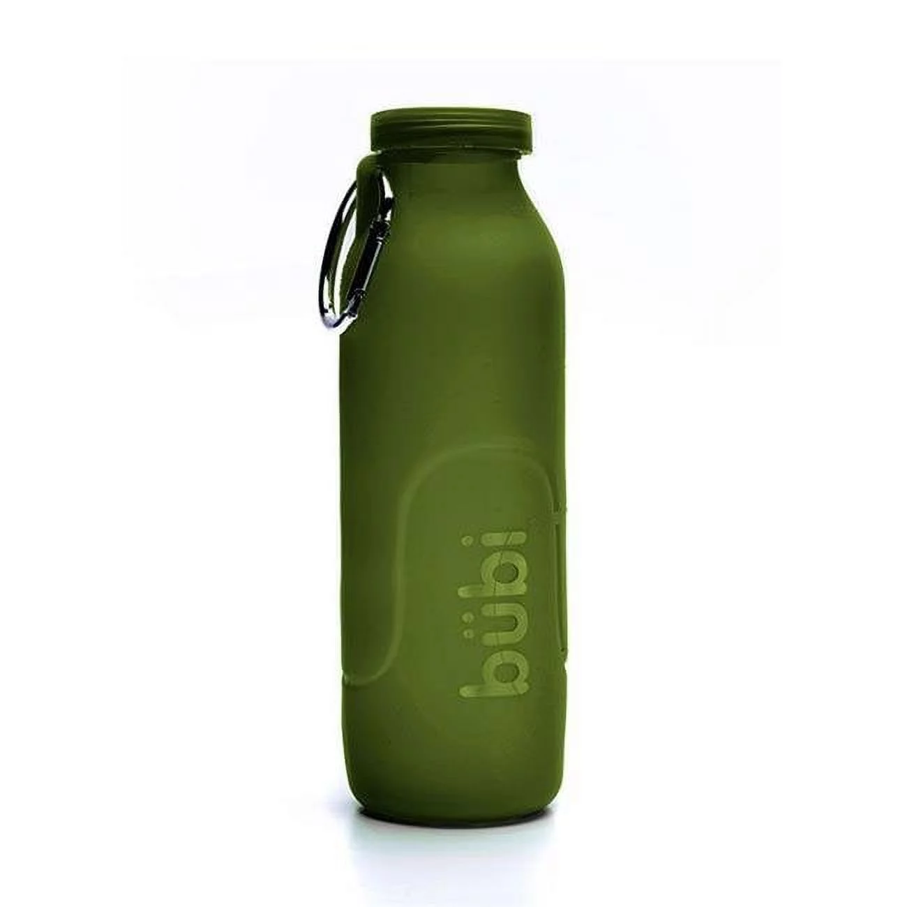 Bubi Brands BB100OD478 35oz & 1000 ml Foldable Water Bottle Rose, Olive Drab