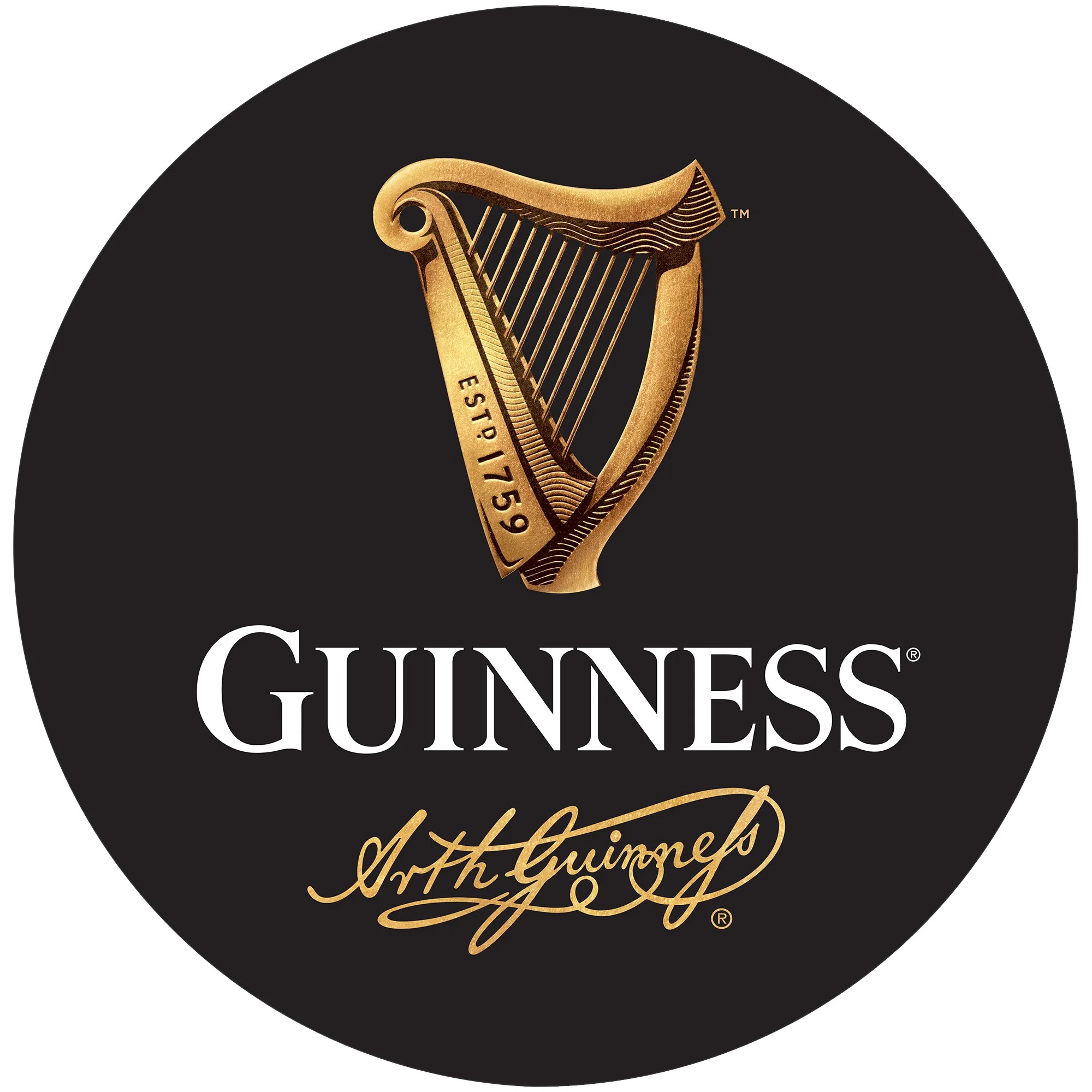 Trademark Global Guinness Chrome Pub Table - Signature