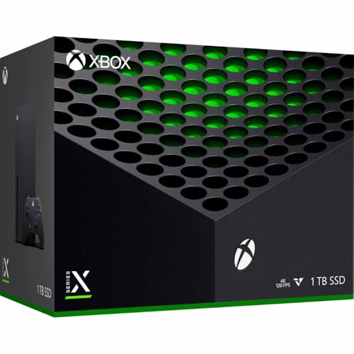 Microsoft RRT-00001 Xbox Series X 1TB SSD Gaming Console with Dual Controllers Bundle with 3 YR CPS Enhanced Protection Pack