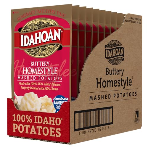 Idahoan® Buttery Homestyle® Mashed Potatoes, 4 oz (Pack of 12)