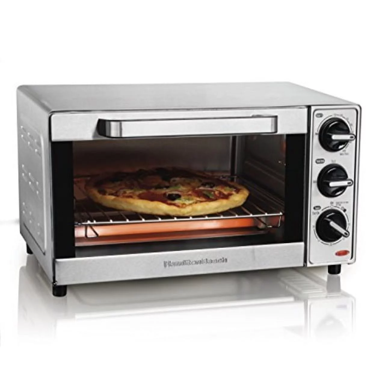Hamilton Beach 31401 Stainless Steel 4 Slice Toaster Oven Broiler