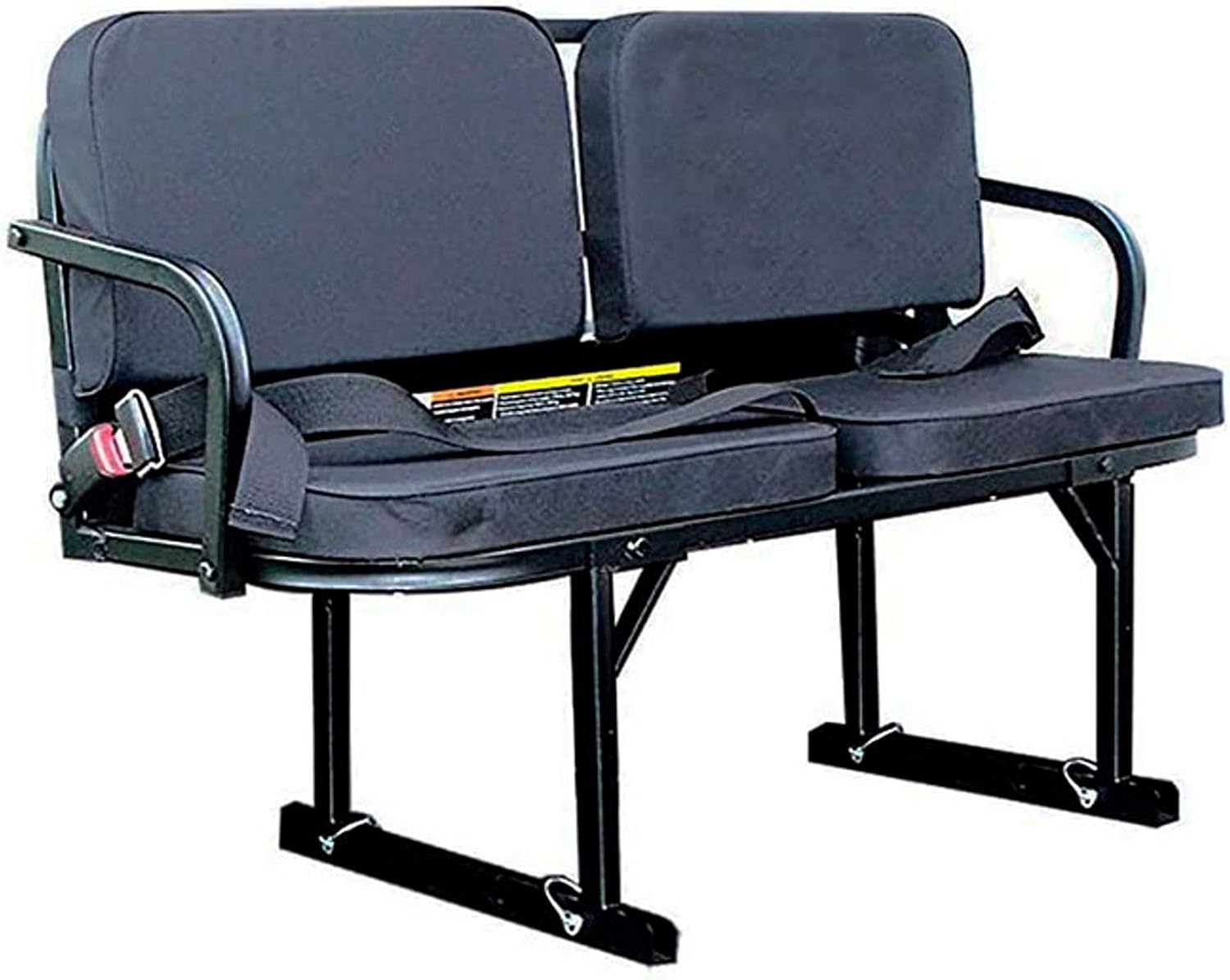 Great Day Original Rumble Seat - For UTVs With30x 30x 12 or Larger Bed Size - 300 lbs Weight Capacity - Black, UVRS100BL